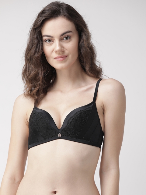 

Marks & Spencer Black Lace Non-Wired Lightly Padded Plunge Bra T816381BLACK