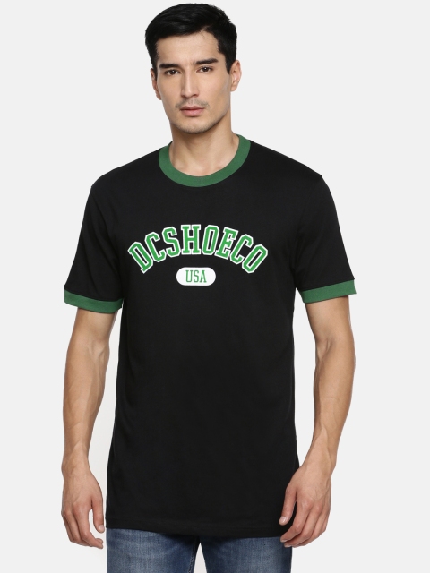 

DC Men Black Printed Round Neck T-shirt