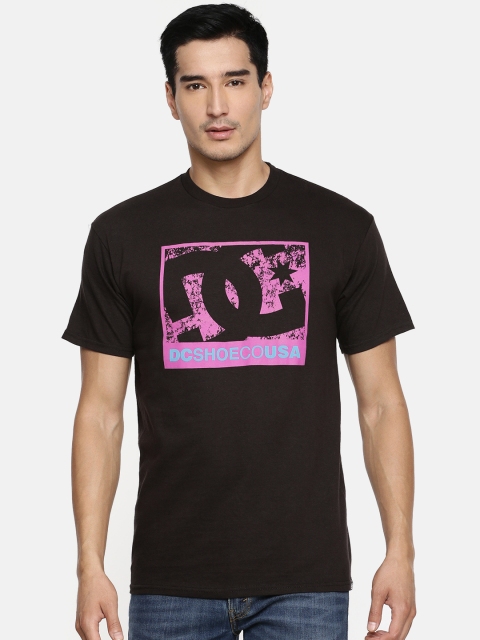 

DC Men Black Printed Round Neck T-shirt