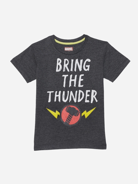 

Kids Ville Thor featured Grey Tshirt for Boys