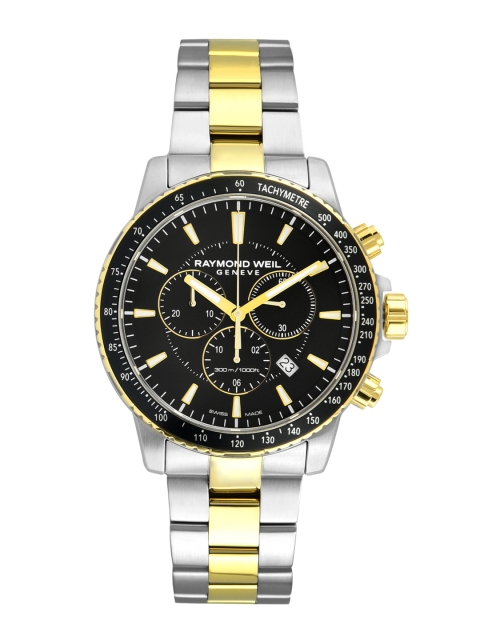 

Raymond Weil Men Black Swiss Made Analogue Watch 8570-SP1-20001