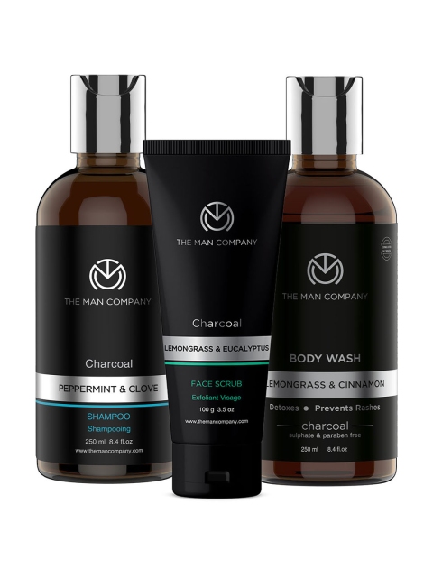 

THE MAN COMPANY Men Anti Pollution Head To Toe Diwali Gift Grooming Kit, Black