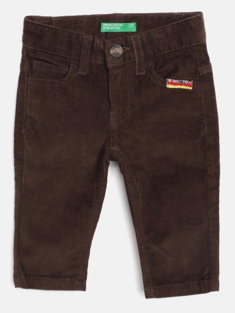 

United Colors of Benetton Boys Brown Solid Regular Fit Regular Trousers