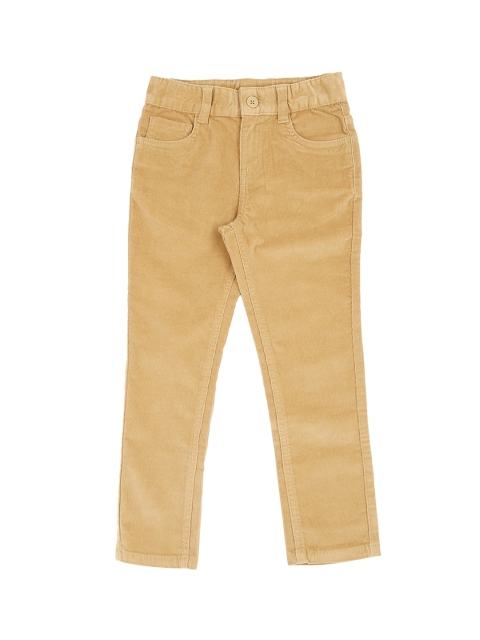 

Pantaloons Junior Boys Beige Regular Fit Solid Regular Trousers