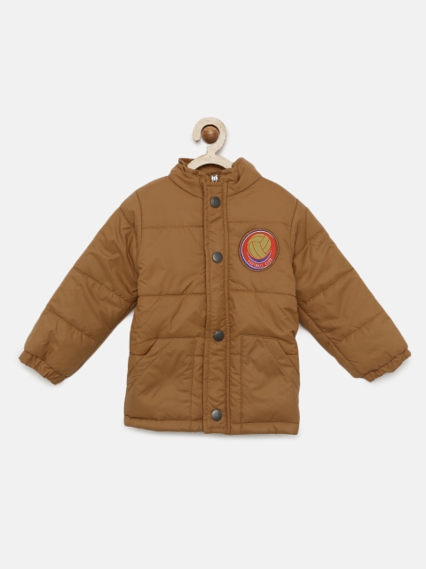 

GAME BEGINS Boys Brown Solid Lightweight Jacket