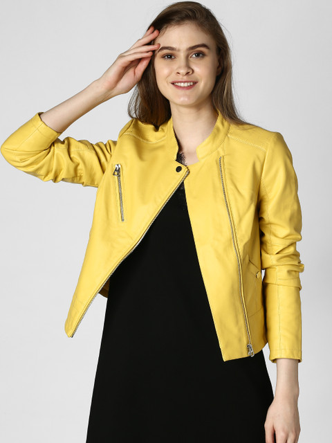 

Vero Moda Women Yellow Solid Tailored Jacket