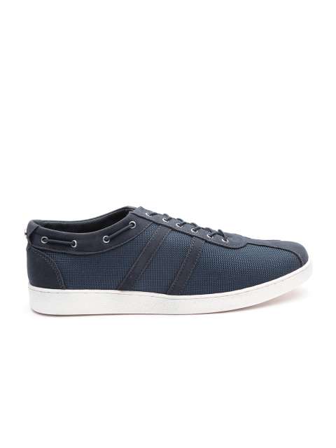 

Carlton London Men Navy Blue Solid Sneakers