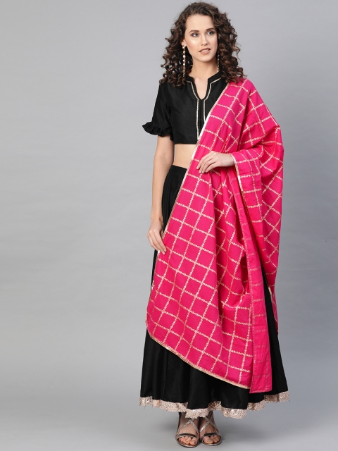 

Bhama Couture Black Solid Lehanga Choli With Dupatta
