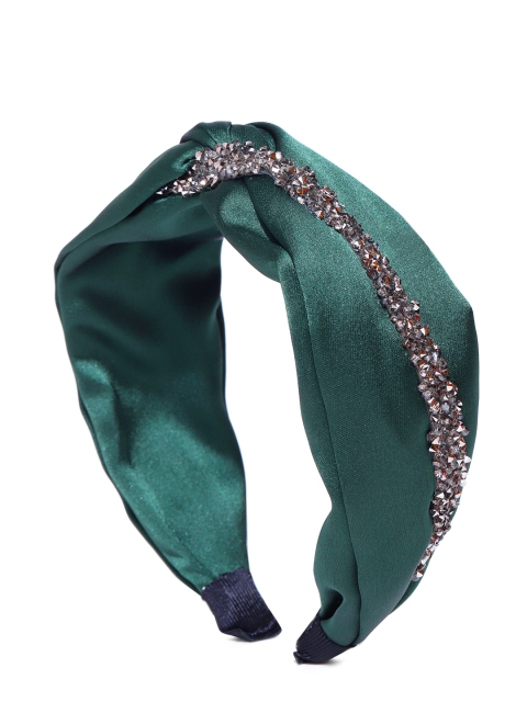

Bellofox Green Embellished Knot Detail Hairband