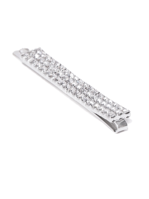 

Bellofox Silver-Toned Embellished Bobby Pin