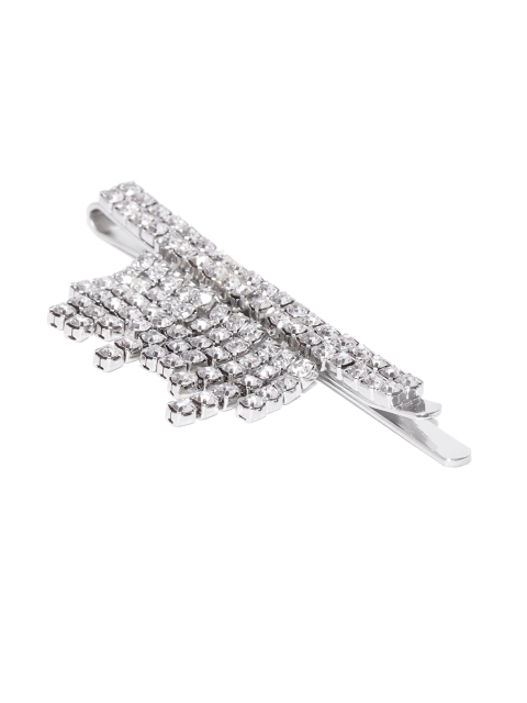 

Bellofox Silver-Toned Embellished Tasselled Bobby Pin