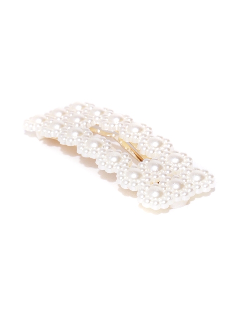 

Bellofox Off-White Beaded Tic Tac Hair Clip