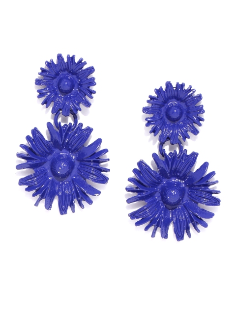 

Bellofox Blue Floral Drop Earrings