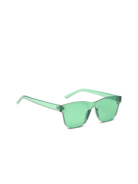 

Bellofox Unisex Rimless Wayfarer Sunglasses BS1571, Green