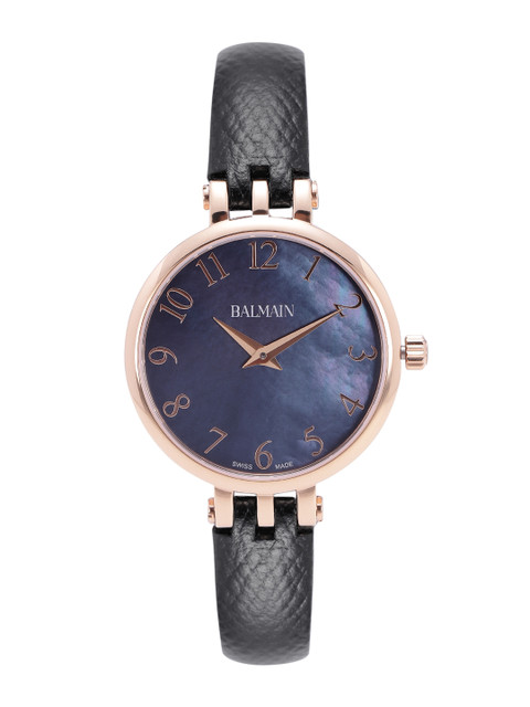 

Balmain Women Navy Blue Swiss-Made Mother of Pearl Analogue Watch B42993264