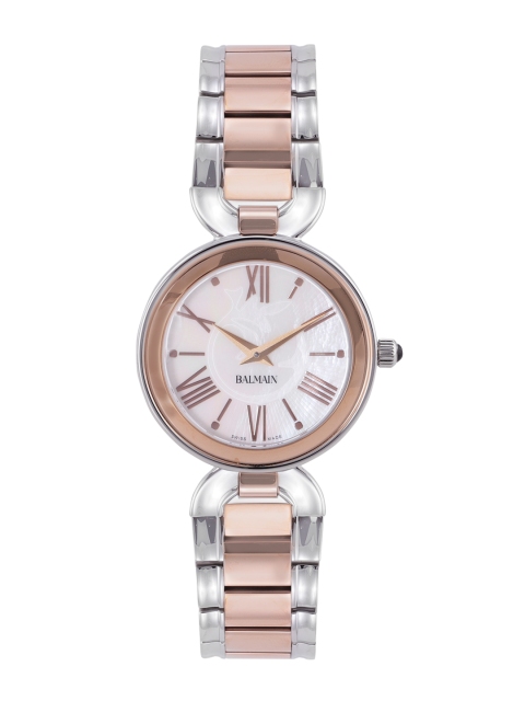 

Balmain Women Off-White Swiss-Made Mother of Pearl Analogue Watch B48983383
