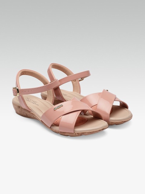 

MODARE Women Pink Solid Open Toe Flats