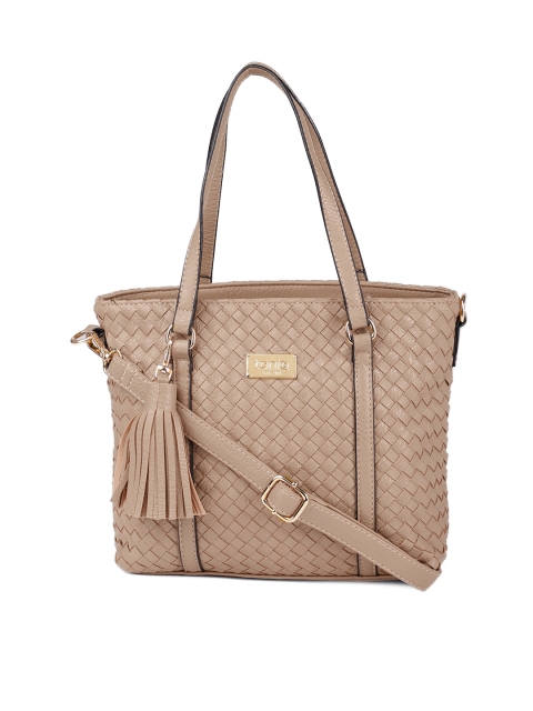 

ToniQ Nude-Coloured Textured Shoulder Bag
