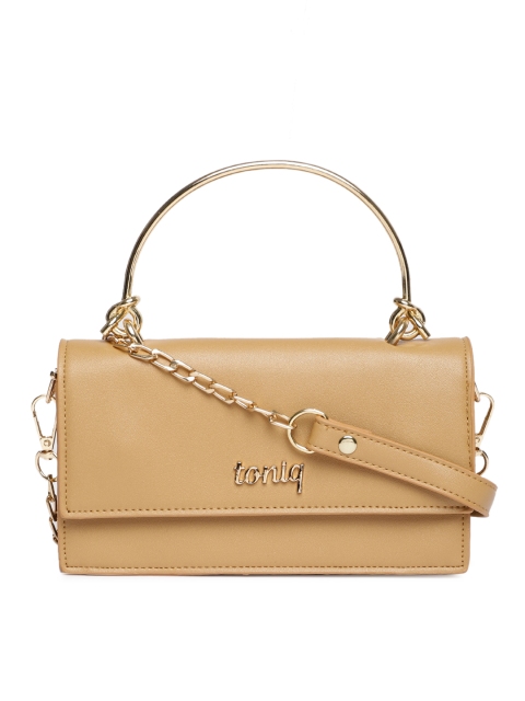 

ToniQ Brown Solid Satchel