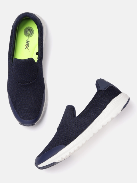 

HRX by Hrithik Roshan Men Navy Blue Solid Soft Walking Shoes