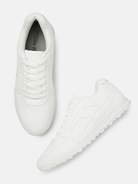 

HRX by Hrithik Roshan Men White Solid Pro Sneakers