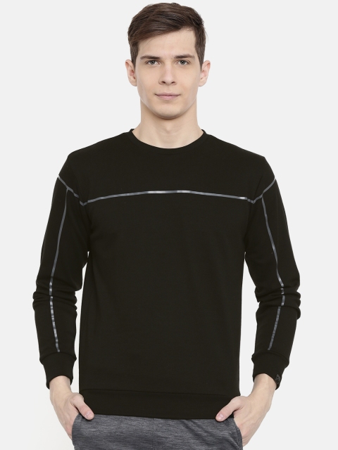 

Proline Active Men Black Prodry Solid Sweatshirt