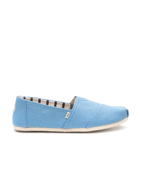 

TOMS Men Blue Solid Slip-Ons