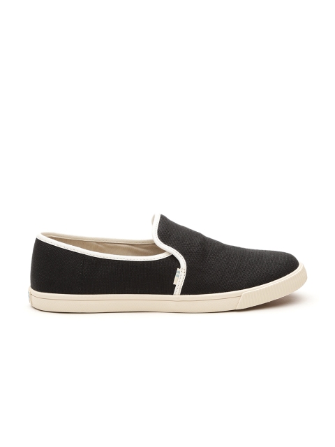 

TOMS Women Black Slip-On Sneakers