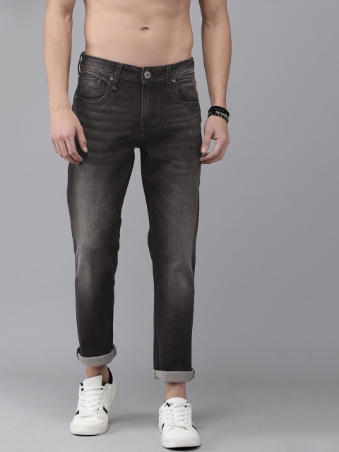 

Roadster Men Black Slim Tapered Fit Mid-Rise Clean Look Stretchable Jeans