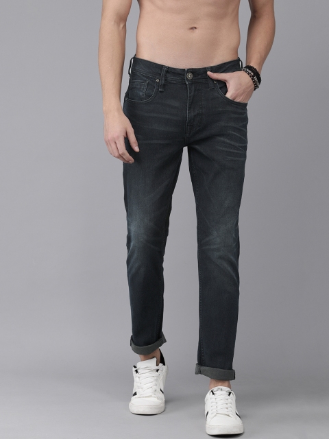 

Roadster Men Black Slim Tapered Fit Mid-Rise Clean Look Stretchable Jeans