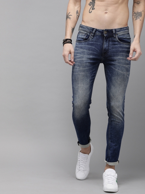 

Roadster Men Blue Skinny Fit Mid-Rise Clean Look Stretchable Jeans