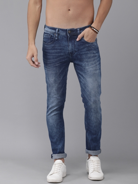

Roadster Men Blue Skinny Fit Mid-Rise Clean Look Stretchable Jeans