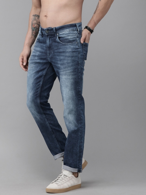 

Roadster Men Blue Slim Tapered Fit Mid-Rise Clean Look Stretchable Jeans