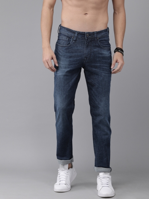 

Roadster Men Blue Slim Tapered Fit Mid-Rise Clean Look Stretchable Jeans
