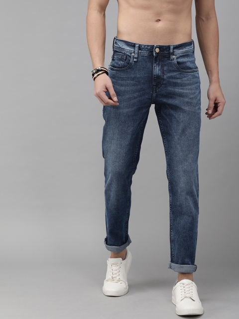

Roadster Men Blue Slim Tapered Fit Mid-Rise Clean Look Stretchable Jeans