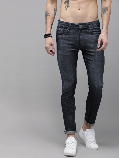 

The Roadster Lifestyle Co Men Blue Skinny Fit Mid-Rise Clean Look Stretchable Jeans
