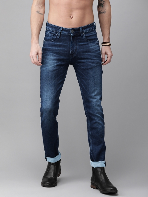 

Roadster Men Blue Skinny Fit Mid-Rise Clean Look Stretchable Jeans