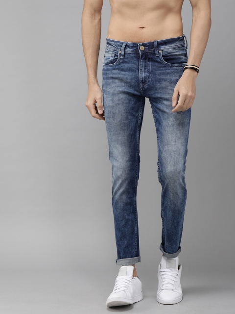 

Roadster Men Blue Skinny Fit Mid-Rise Clean Look Stretchable Jeans