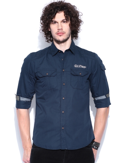 

Ed Hardy Navy Casual Shirt, Navy blue