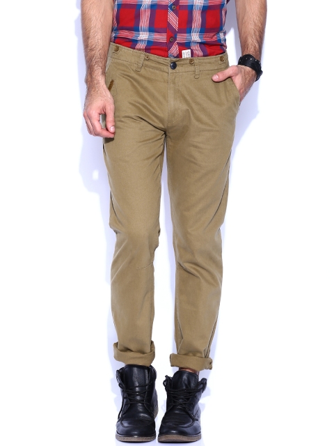 

Ed Hardy Khaki Slim Fit Casual Trousers