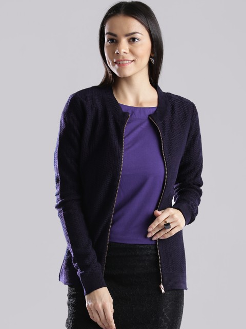 

W Navy Cardigan, Navy blue