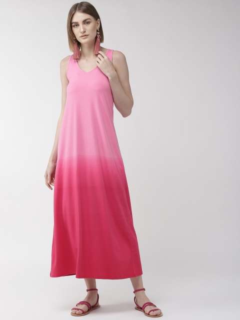 

WISSTLER Women Pink Dyed Maxi Dress