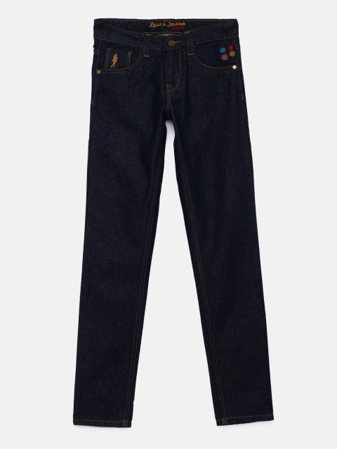 

Zalza Girls Blue Beetle Regular Fit Mid-Rise Clean Look Jeans