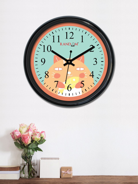 

RANDOM Blue & Pink Round Printed Analogue Wall Clock (30 x 30 x 5)