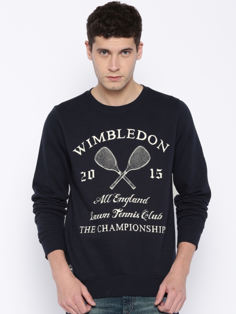 

Allen Solly Sport Navy Printed Sweatshirt, Navy blue