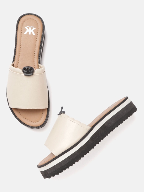 

Kook N Keech Women Beige Solid Flatforms