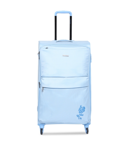 

Caprese Unisex Blue Olympia Solid Trolley Suitcase