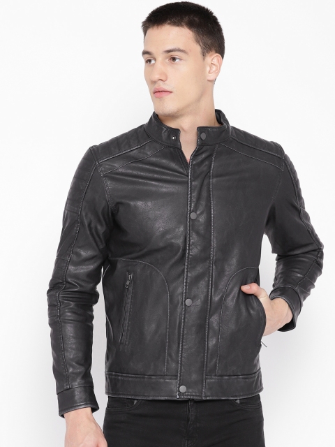 

SPYKAR Men Navy Blue Solid Tailored Jacket