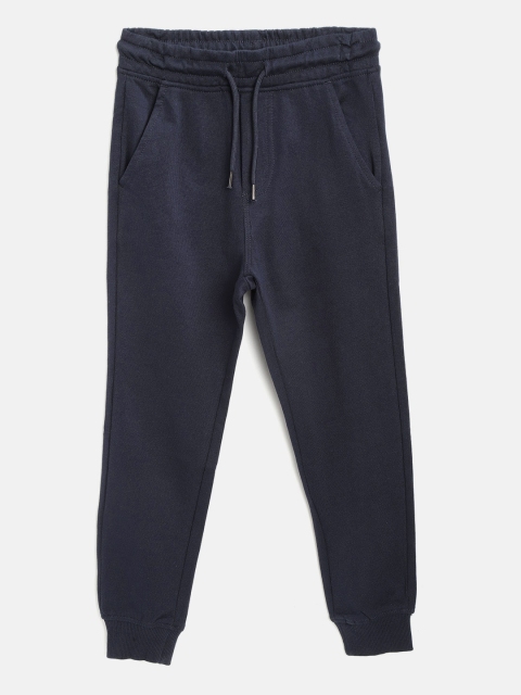 

OVS Boys Navy Blue Solid Joggers