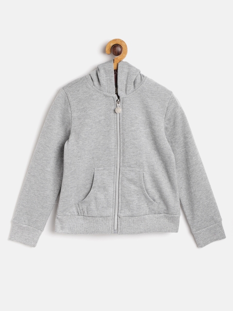 

OVS Girls Grey Shimmer Hooded Sweatshirt